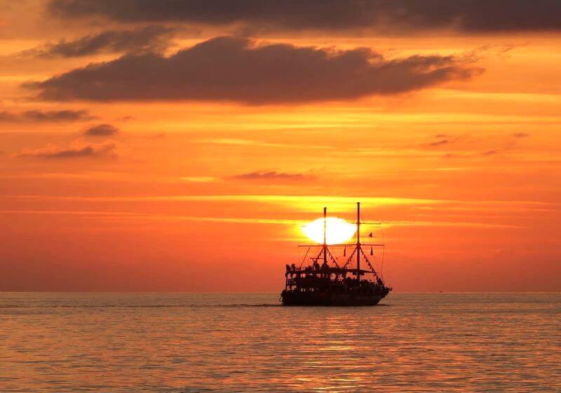 caribbean cruise sunset alanya